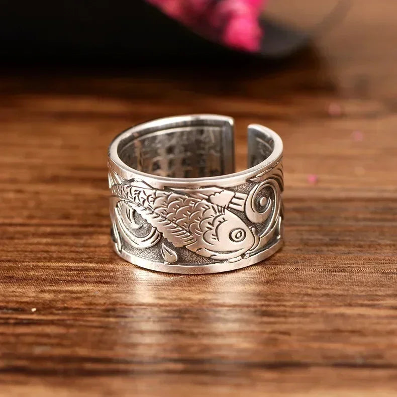Ethnic-Style Fish Ring