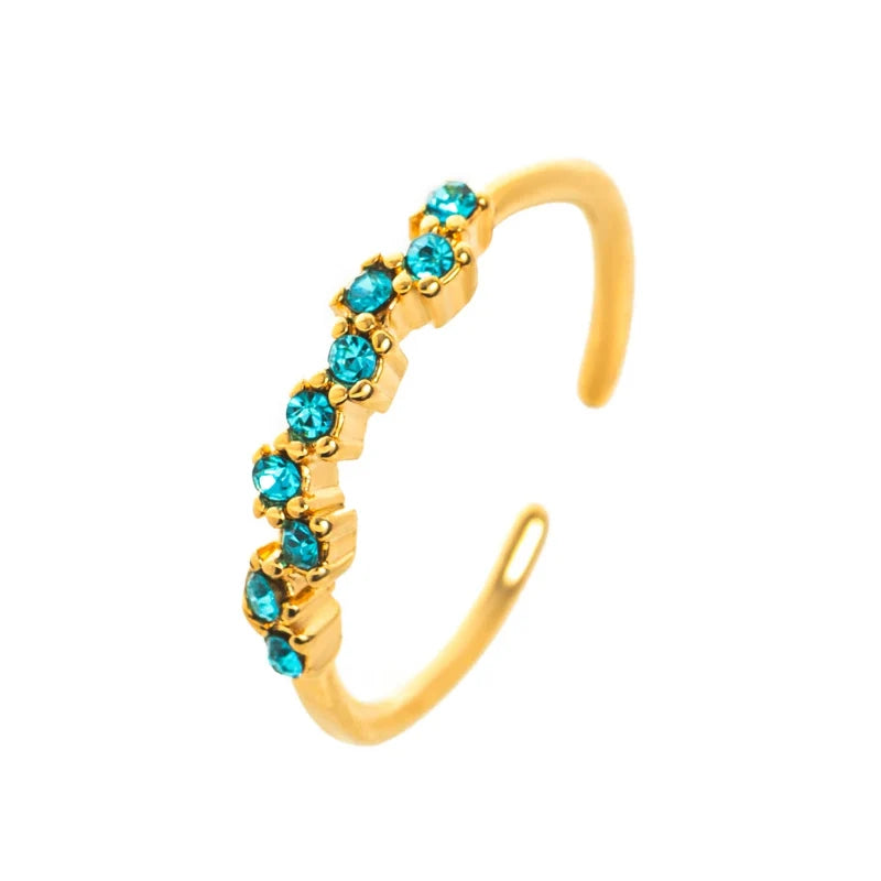 Ring with Zircon Birthstone