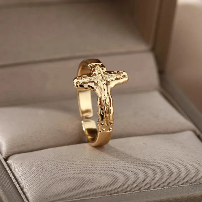 Christian Jesus Ring for Women
