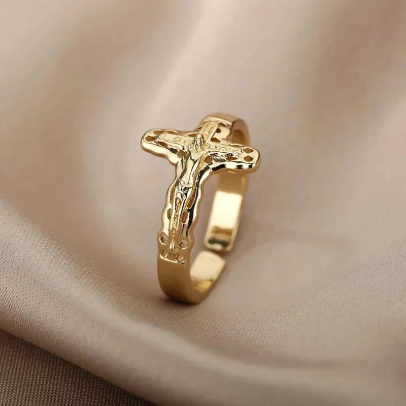 Christian Jesus Ring for Women