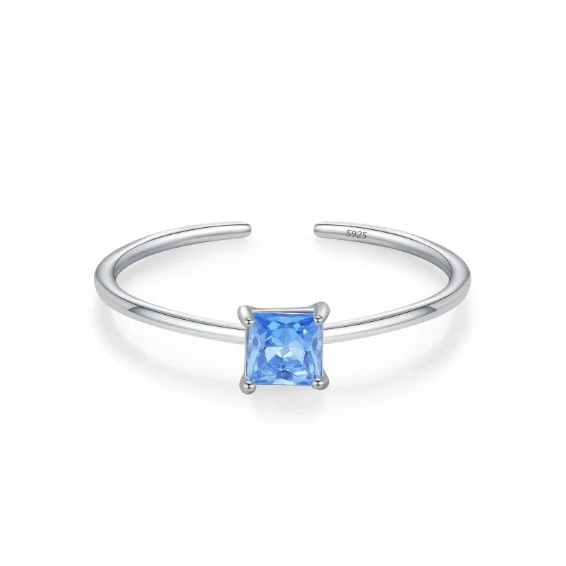 Colored Zircon Ring Birthstone