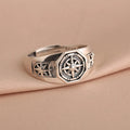 Bague Anneau Rose des Vents