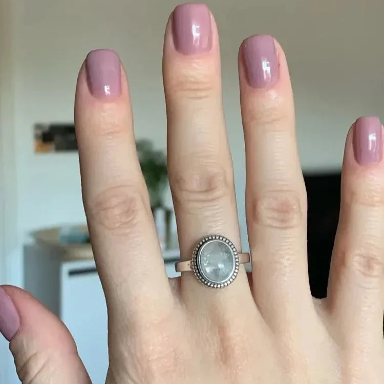 Bague Anneau Fertilité Pierre de Lune