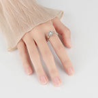Sun Rotating Band Anti-Stress Ring silver