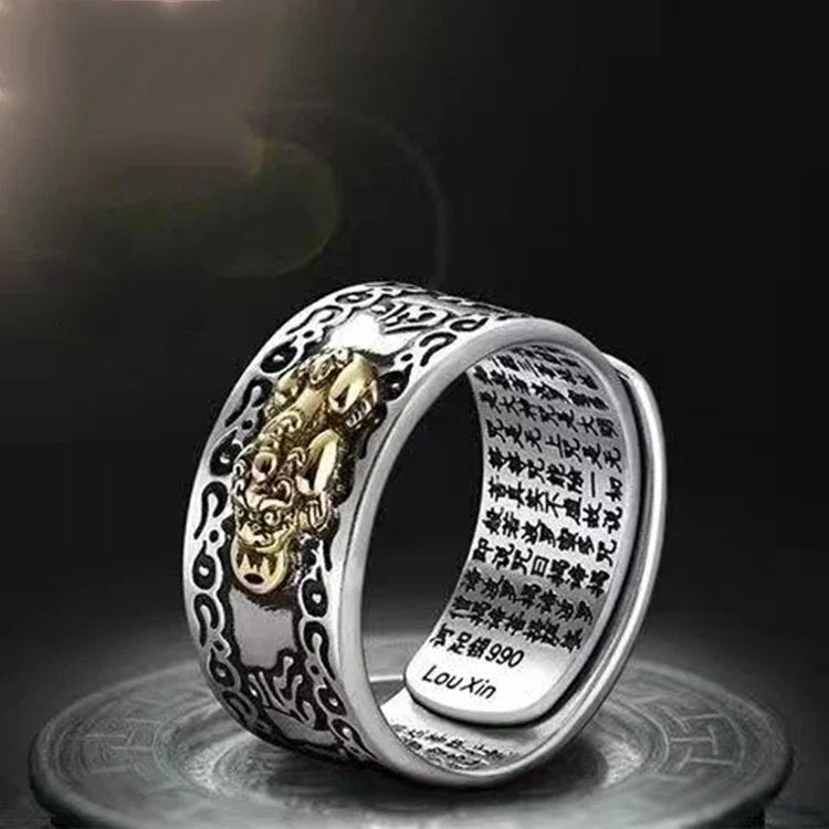 Bague Bouddhiste Om Tibétain pour Homme ou Femme
