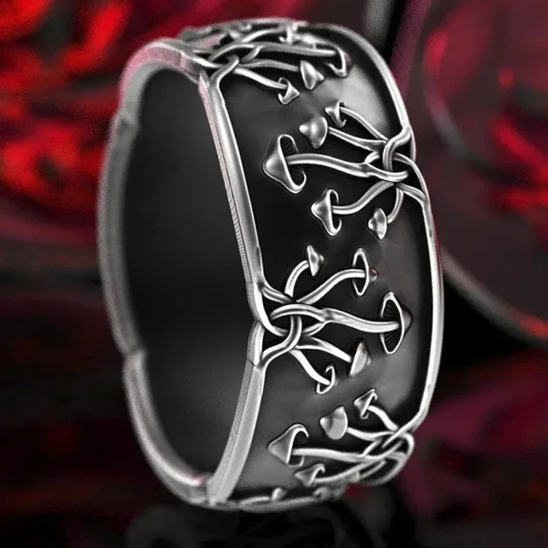 Ring with Mushrooms for Men