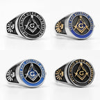 Masonic Signet Ring Men’s Band