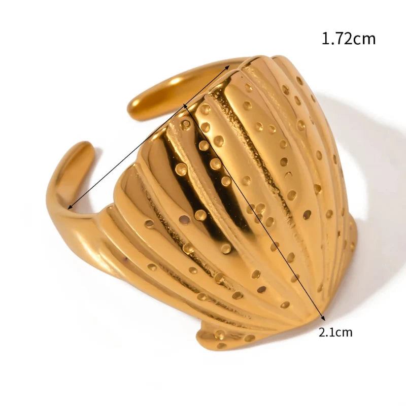 Scallop Shell Ring for Women