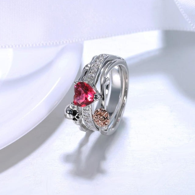 Women's Silver Skull Ring