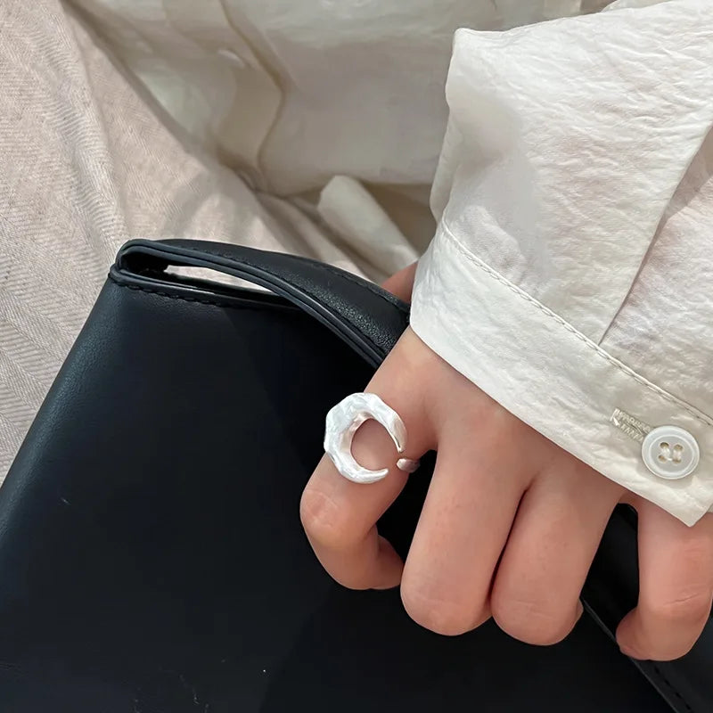 Bague Croissant de Lune Pour Femme