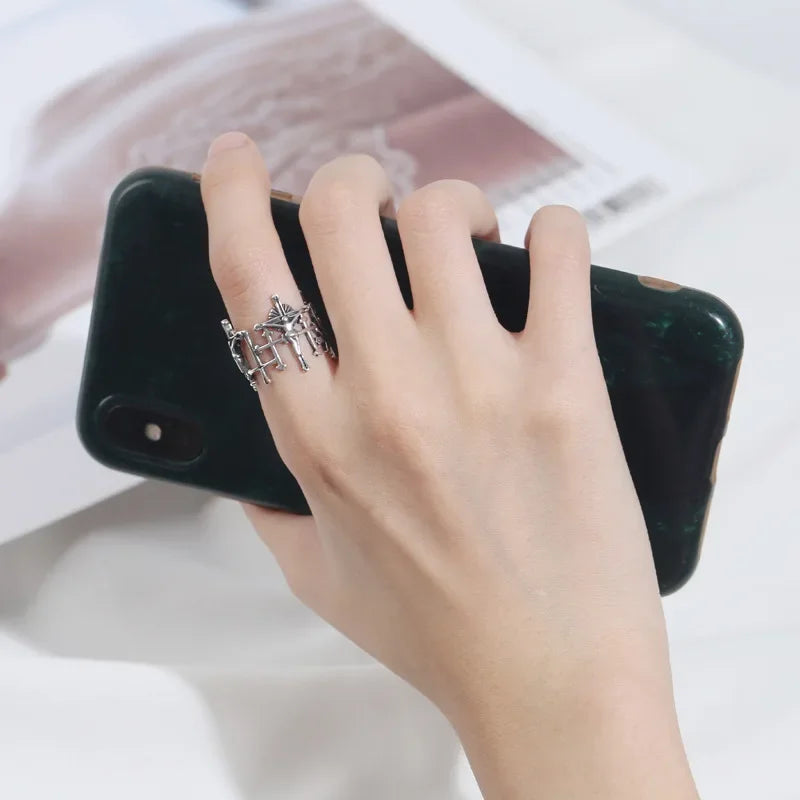 Jesus Cross Ring for Women