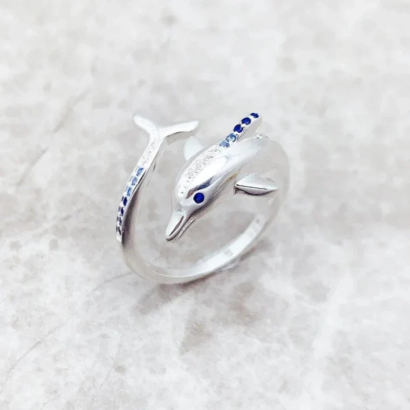 Sapphire Dolphin Ring - Exception®