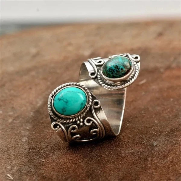 Bague Ethnique Pierres Naturelles
