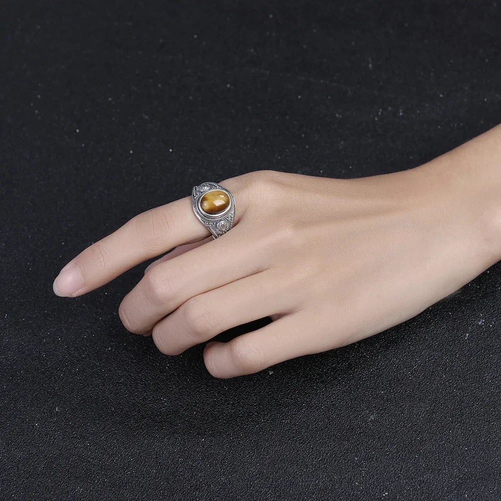 Tiger's Eye Ring for Women