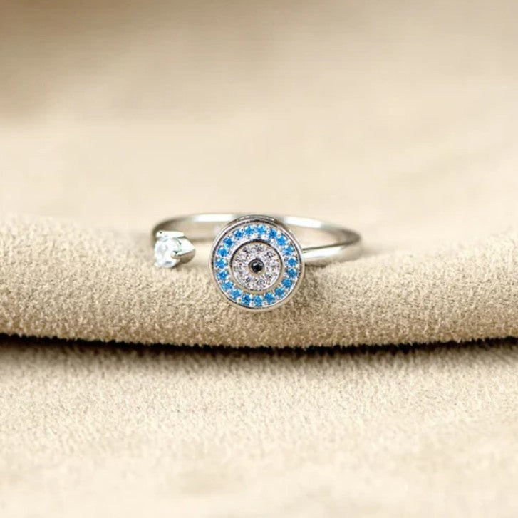 Lucky eye ring "to my daughter" 