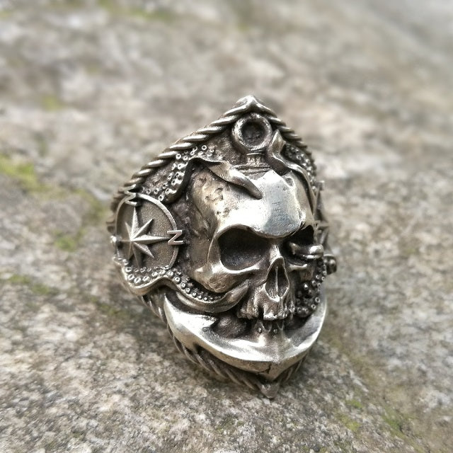 Кольцо Pirate серебро