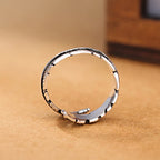 Bague Plume Argentée pour Femme