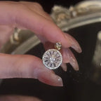 Rotating Anti-Stress Ring for Women silver