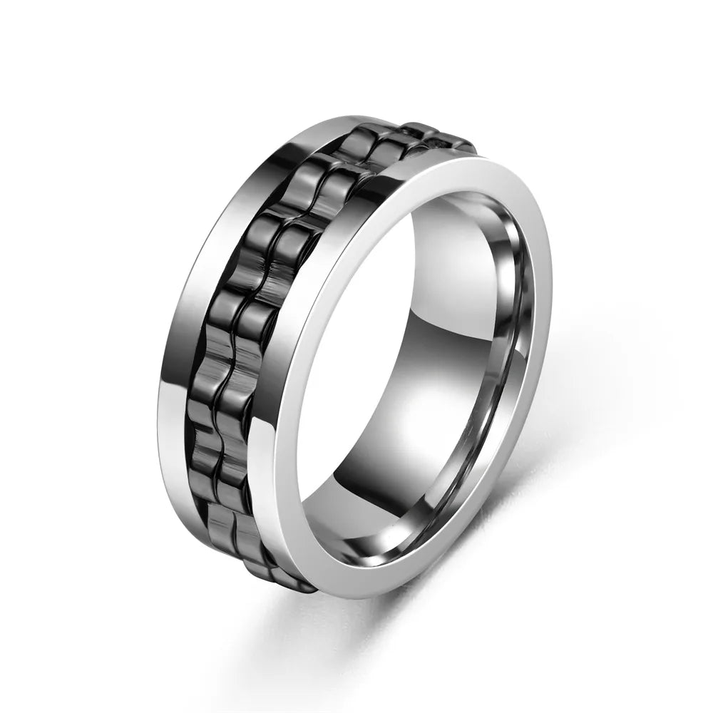 Rotating Anti-Anxiety Ring for Men 1
