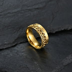 Bague Rotative Anti-Stress pour Homme or