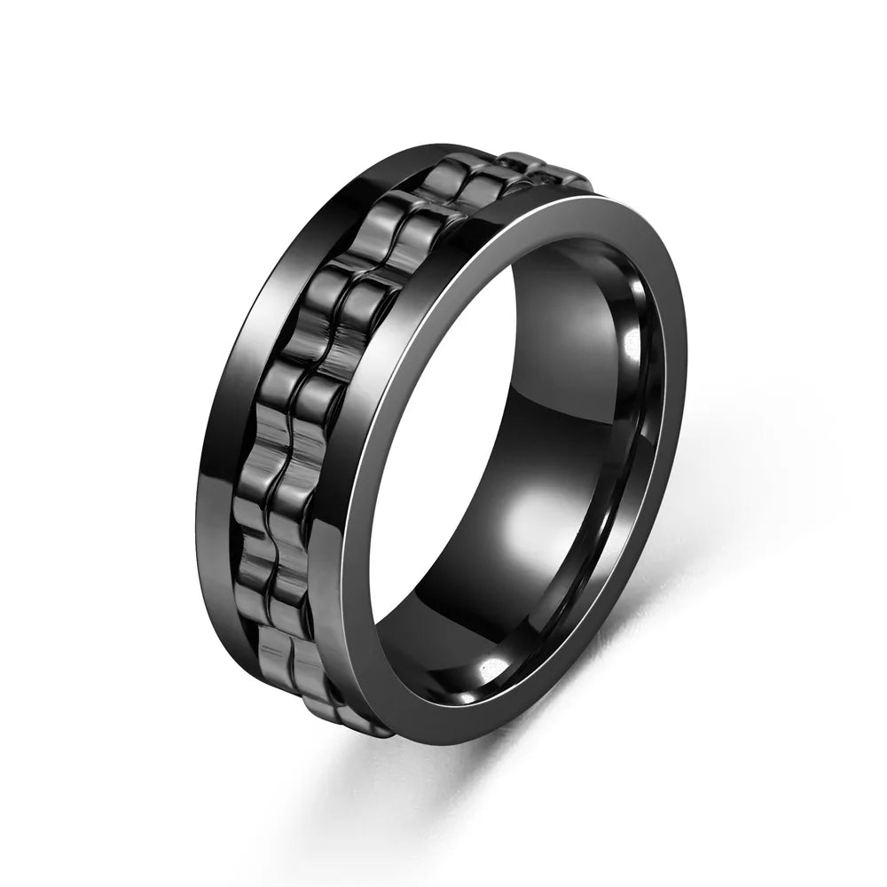 Rotating Anti-Anxiety Ring for Men 6