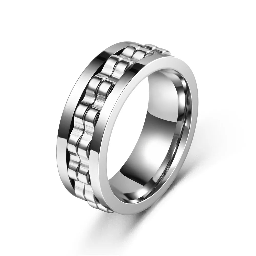 Rotating Anti-Anxiety Ring for Men 8