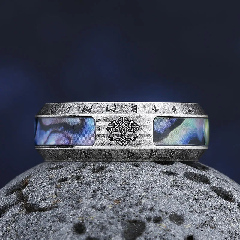 Men's Yggdrasil Viking-Style Ring