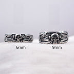 Punk-Style Skull Ring