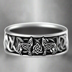Bague Viking Fenrir pour Homme