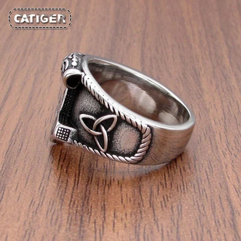 Viking Mjolnir Ring