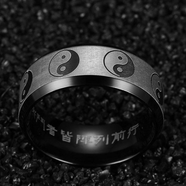 Bague Yin Yang
