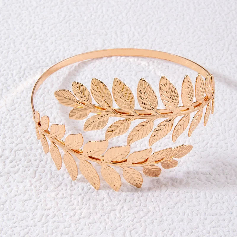 Women’s Biceps Jewelry Laurel - Arm Bracelet and Upper Arm Chain Ornament
