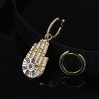 Boucle d'Oreille Main de Fatma