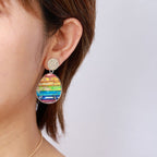 7 Chakras Drop Earrings for Women