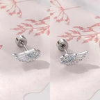 Серьги «синие ангельские крылья»