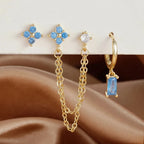 Birthstone Zircon Earrings