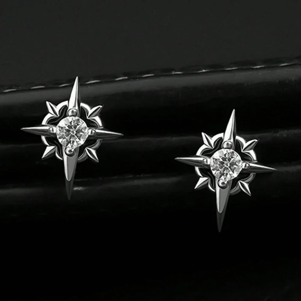 Men's Star Stud Earrings