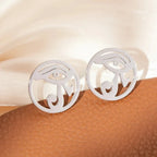 Egypt Oudjat Eye Earrings silver