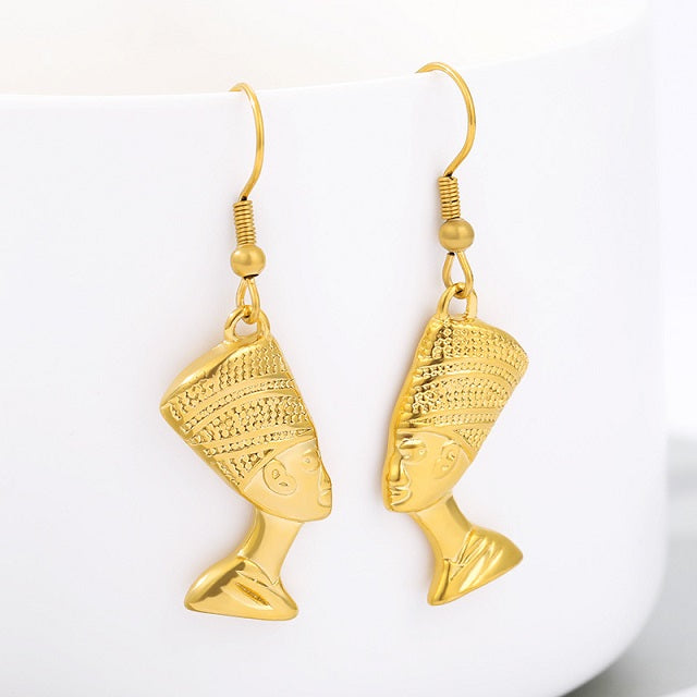 Boucles d'Oreille Egyptiennes or