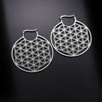 Серьги Mandala Fleur de Vie Dawapara для женщин, серебро