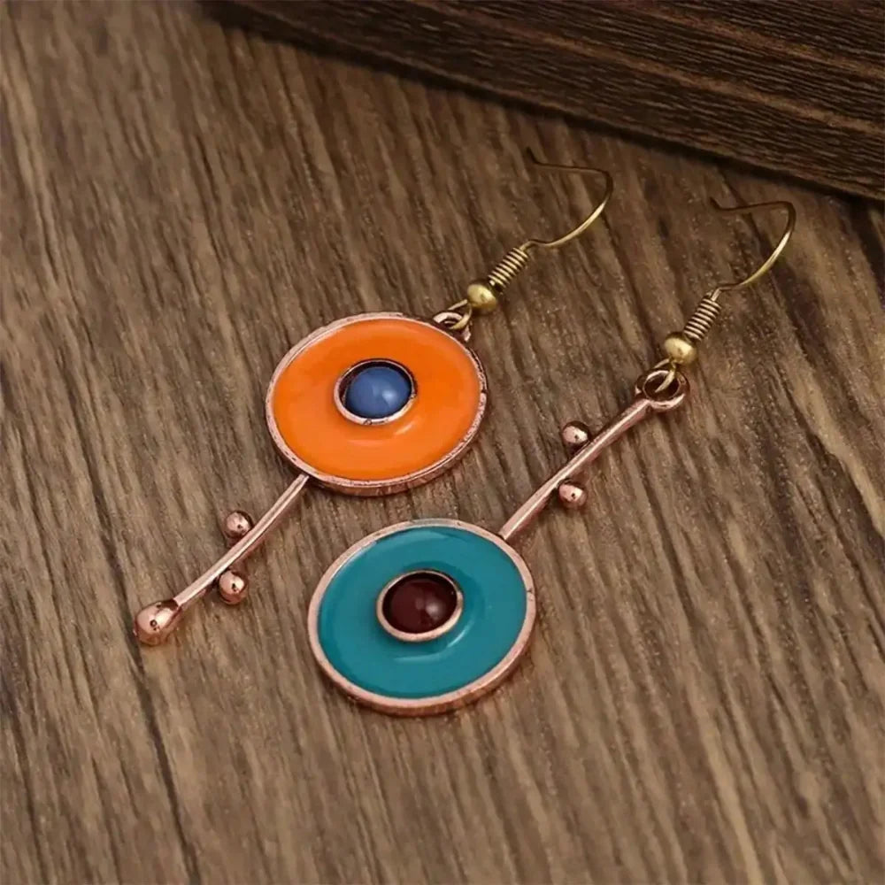 Boucles d'Oreilles Pendantes Ethniques Atypiques