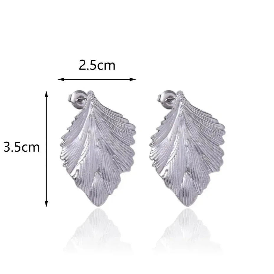 Women's Leaf Dangle Earrings