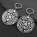 Hecate’s Wheel Strophalos Drop Earrings for Women