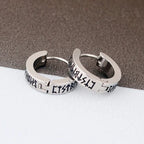 Boucles D'Oreilles Viking Créoles Homme Femme Celtique Nordique