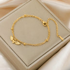 Bracelet ajustable ailes d'ange or