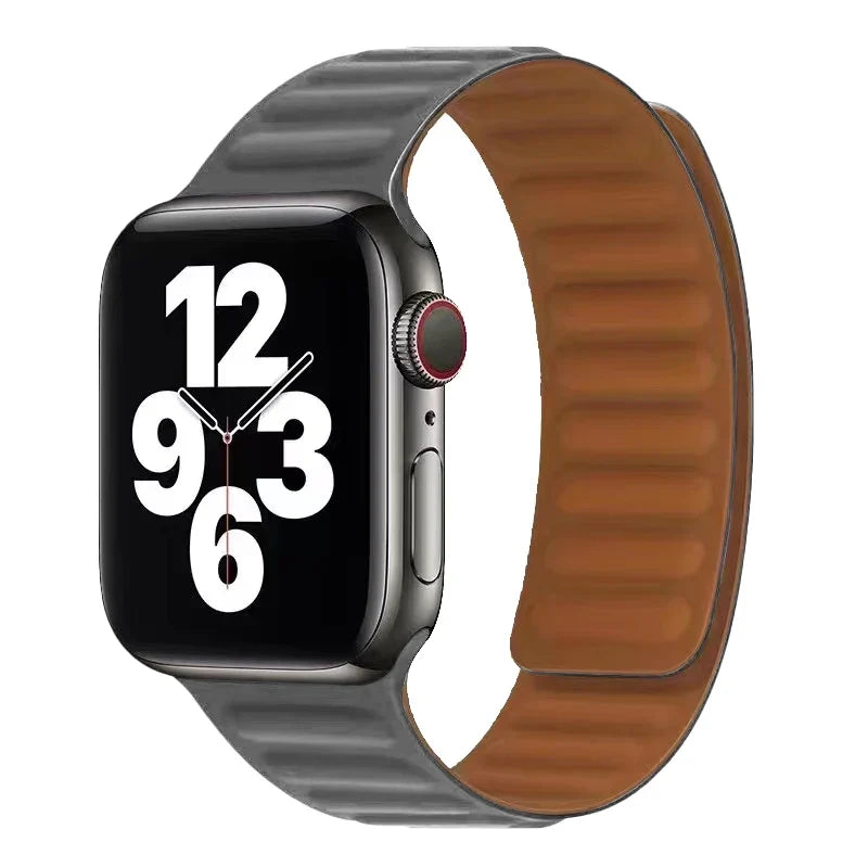 Gray Magnetic Clasp Apple Watch Band