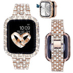 Браслет Apple Watch с корпусом с бриллиантами, золото