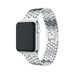 Bracelet Apple Watch de Luxe argent