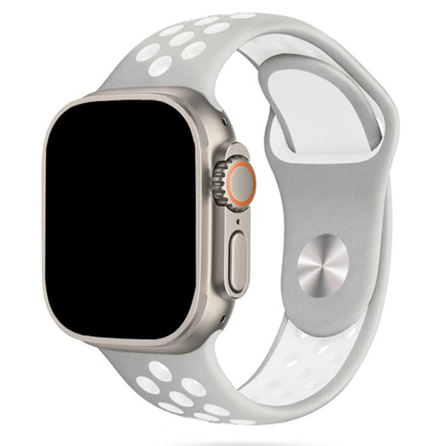Спортивный ремешок Apple Watch белый