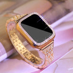 Браслет для Apple Watch с бриллиантами для женщин, золото